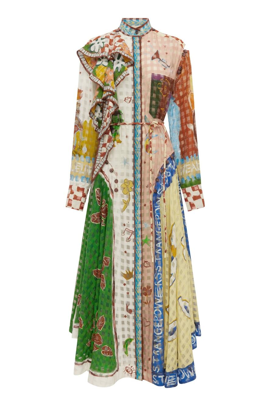 Alemais tangible love shirtdress